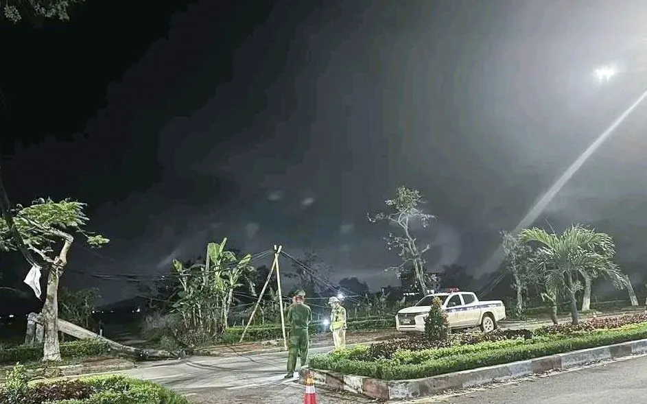 Hiện trường nơi xảy ra vụ tai nạn - Ảnh: Minh Quân. Hiện trường nơi xảy ra vụ tai nạn - Ảnh: Minh Quân.