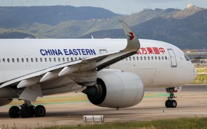 Máy bay của hãng hàng không Trung Quốc China Eastern Airlines (Ảnh: THX) 