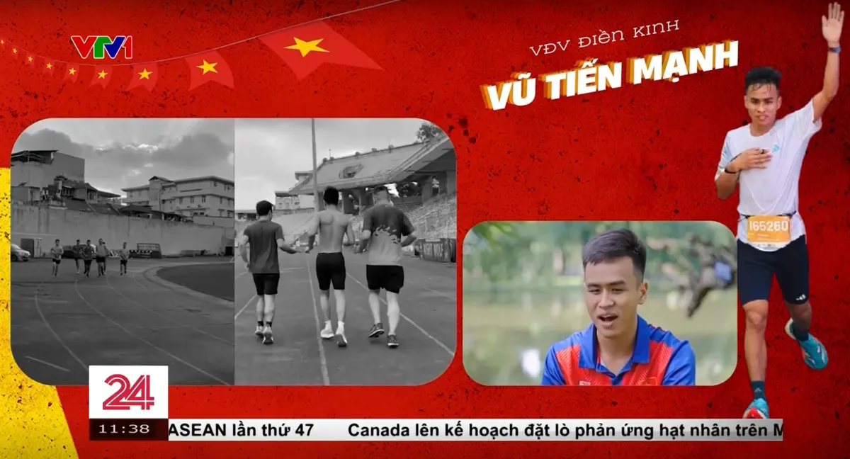 Vũ Tiến Mạnh - VĐV khiếm thị đầu tiên của Việt Nam chinh phục cự ly 42km - Ảnh 4.