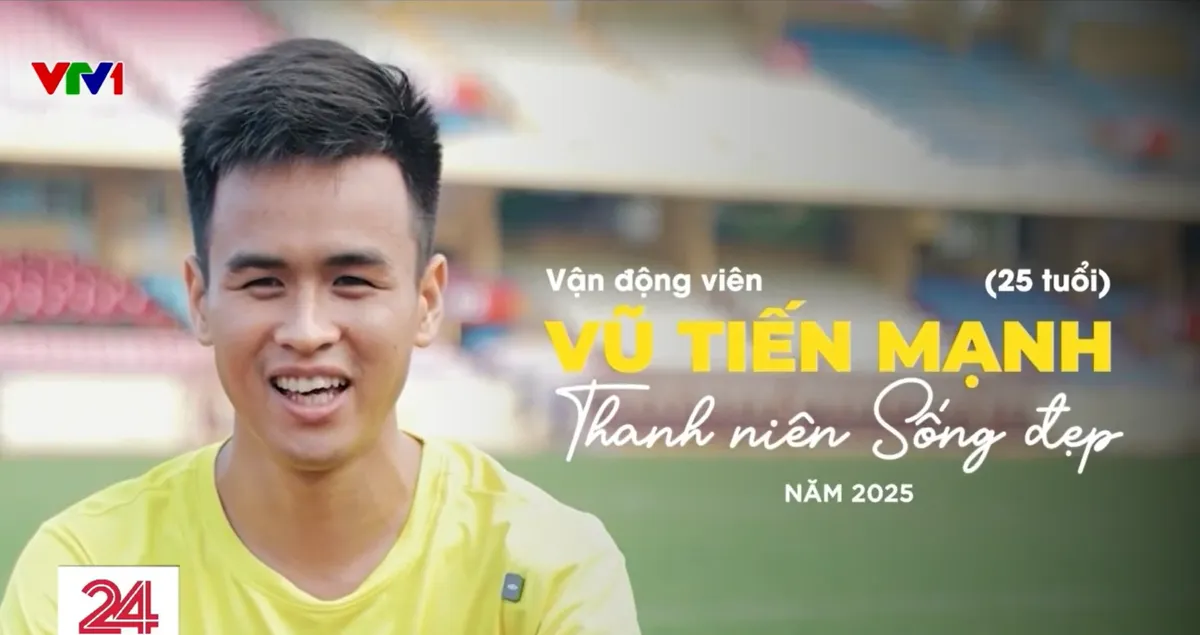 Vũ Tiến Mạnh - VĐV khiếm thị đầu tiên của Việt Nam chinh phục cự ly 42km - Ảnh 1.