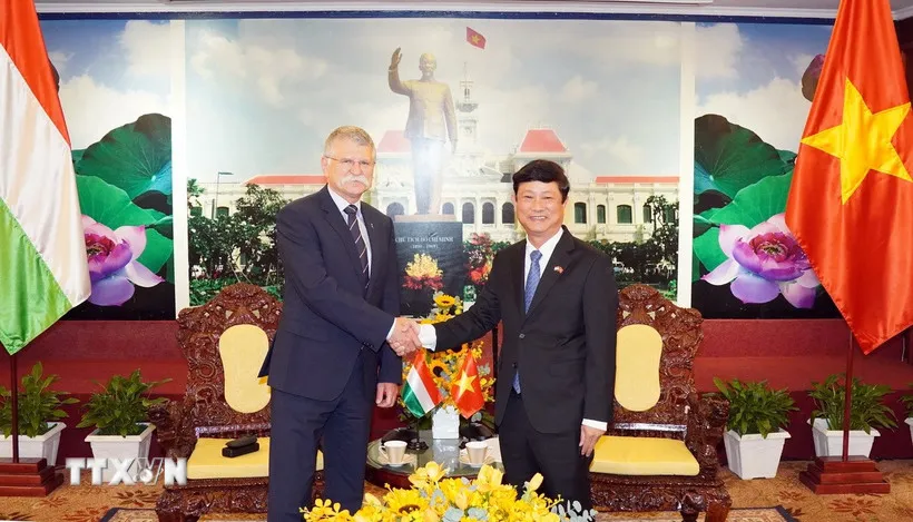 Chủ tịch Quốc hội Hungary: TP Hồ Chí Minh đã phát triển vượt bậc về mọi mặt- Ảnh 1. Chủ tịch Quốc hội Hungary: TP Hồ Chí Minh đã phát triển vượt bậc về mọi mặt- Ảnh 1.