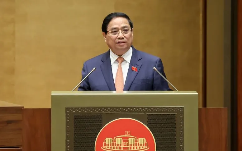 Thủ tướng Chính phủ Phạm Minh Chính trình bày báo cáo kết quả thực hiện kế hoạch phát triển kinh tế - xã hội năm 2025 và 5 năm 2021-2025; dự kiến kế hoạch phát triển kinh tế - xã hội năm 2026. Thủ tướng Chính phủ Phạm Minh Chính trình bày báo cáo kết quả thực hiện kế hoạch phát triển kinh tế - xã hội năm 2025 và 5 năm 2021-2025; dự kiến kế hoạch phát triển kinh tế - xã hội năm 2026.
