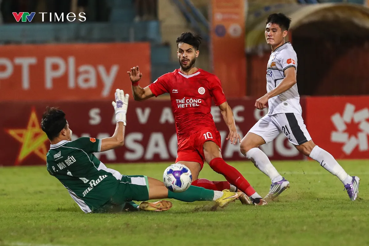 Ngược d&ograve;ng th&agrave;nh c&ocirc;ng, Thể C&ocirc;ng Viettel thăng tiến tr&ecirc;n BXH V.League 2025-2026- Ảnh 3.