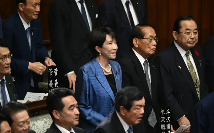 Bà Sanae Takaichi được bầu làm nữ Thủ tướng đầu tiên của Nhật Bản. Ảnh: AFP-JIJI