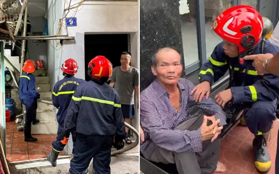 Hiện trường vụ cháy. Ảnh: Cổng TTĐT Công an Hải Phòng