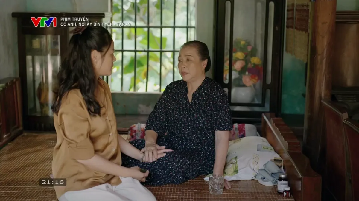 Có anh, nơi ấy bình yên - Tập 49: Bà Mừng thay đổi 180 độ cho phép Chí cưới Vy - Ảnh 10.