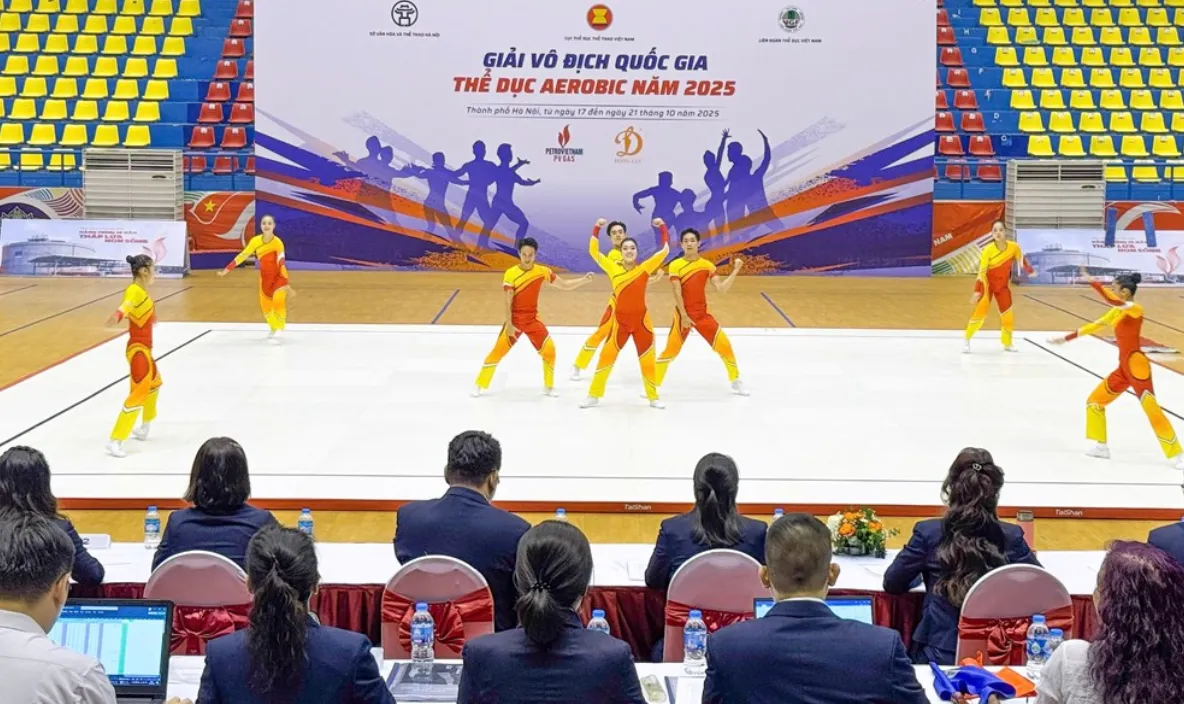 Mở ra cơ hội chinh phục SEA Games 33 qua Giải V&ocirc; địch Aerobic Quốc gia 2025- Ảnh 1.