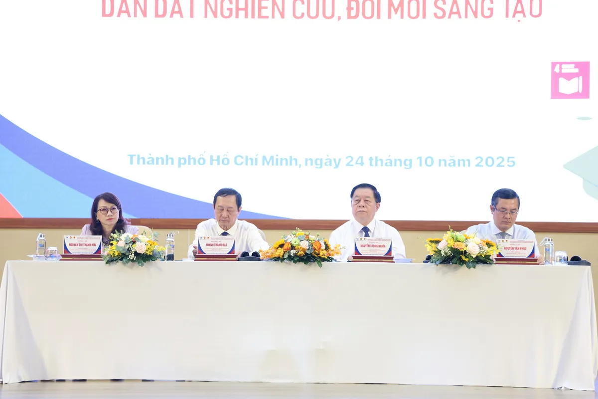 Hội thảo khoa học triển khai thực hiện Nghị quyết 71-NQ/TW về đột phá phát triển giáo dục và đào tạo- Ảnh 2. Hội thảo khoa học triển khai thực hiện Nghị quyết 71-NQ/TW về đột phá phát triển giáo dục và đào tạo- Ảnh 2.