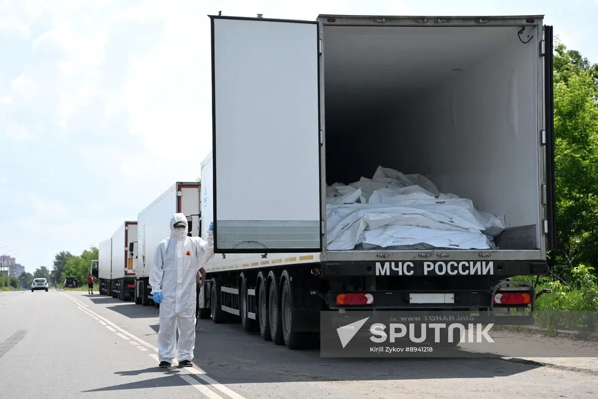Ukraine nhận 1.000 thi thể binh sĩ từ Nga trong khuôn khổ thỏa thuận nhân đạo Istanbul - Ảnh 1.