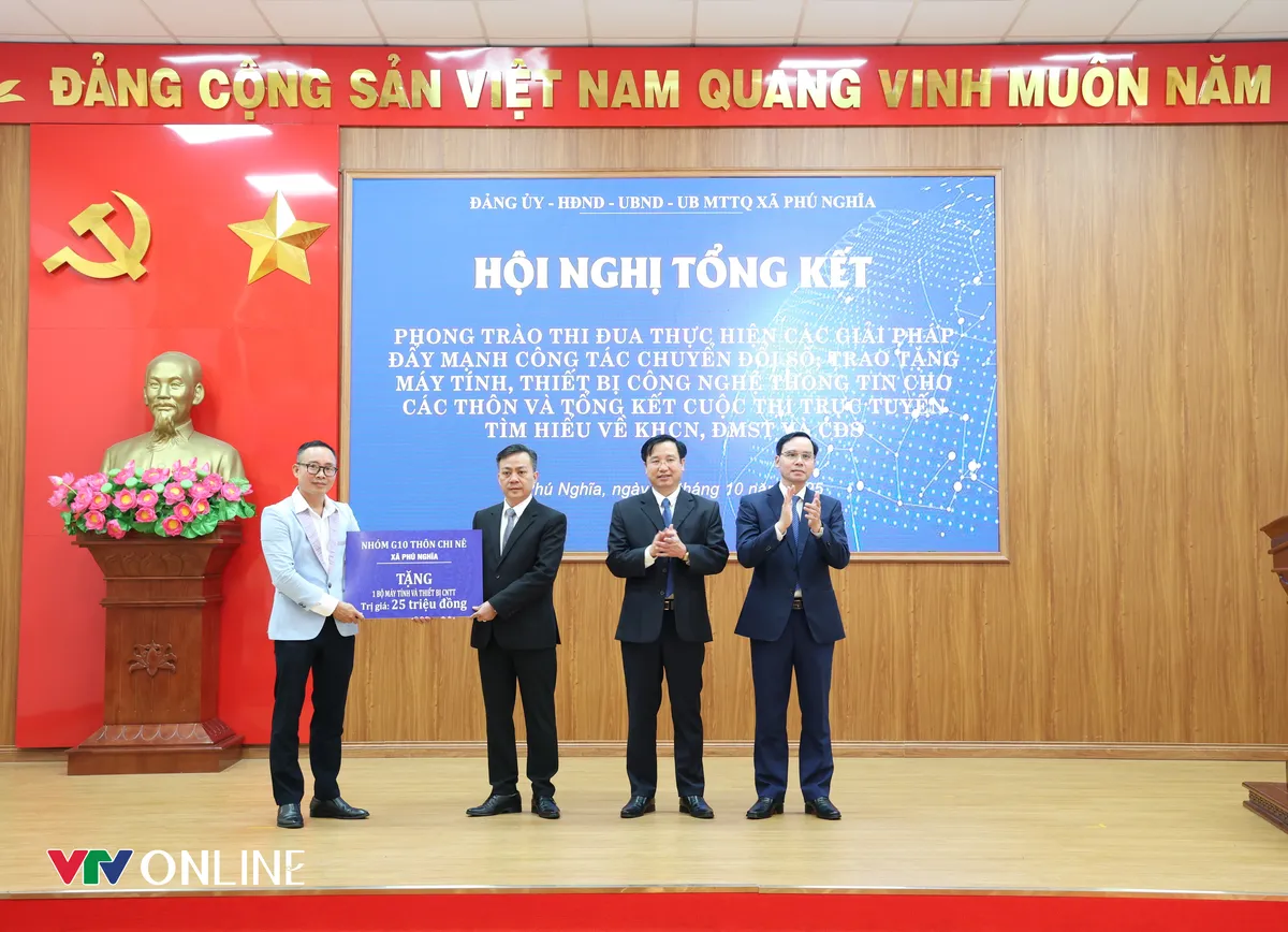 Phú Nghĩa (Hà Nội): Chuyển đổi số từ nền tảng cơ sở  - Ảnh 1.
