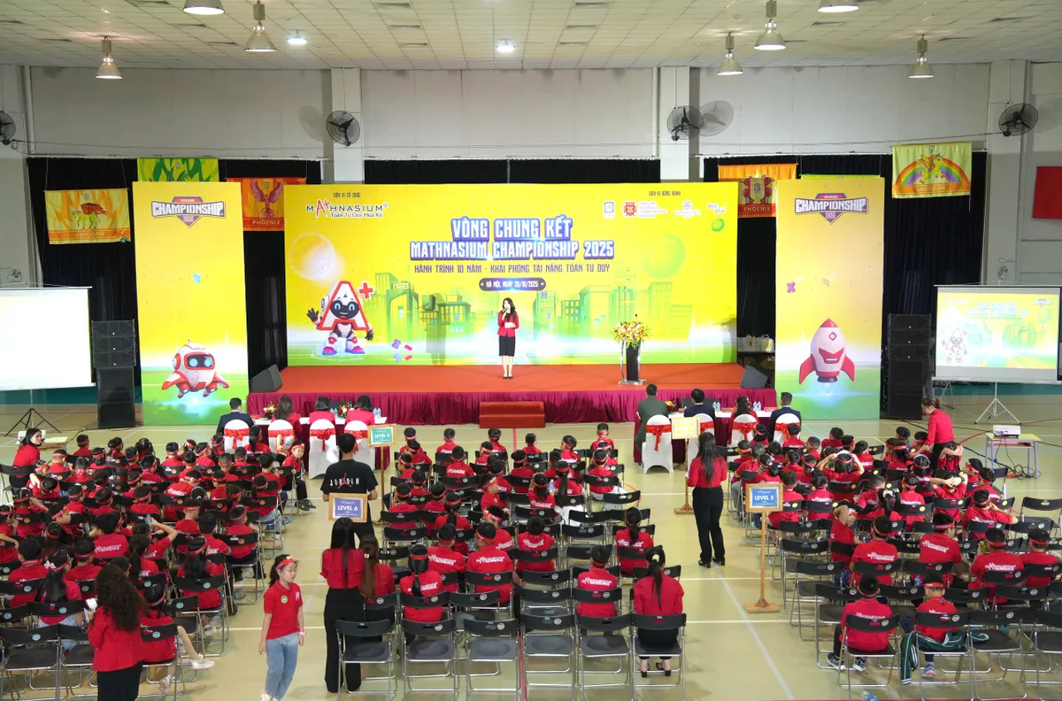 Cuộc thi toán tư duy Mathnasium Championship 2025 khu vực phía Bắc đã tìm ra 18 thí sinh xuất sắc nhất- Ảnh 3. Cuộc thi toán tư duy Mathnasium Championship 2025 khu vực phía Bắc đã tìm ra 18 thí sinh xuất sắc nhất- Ảnh 3.