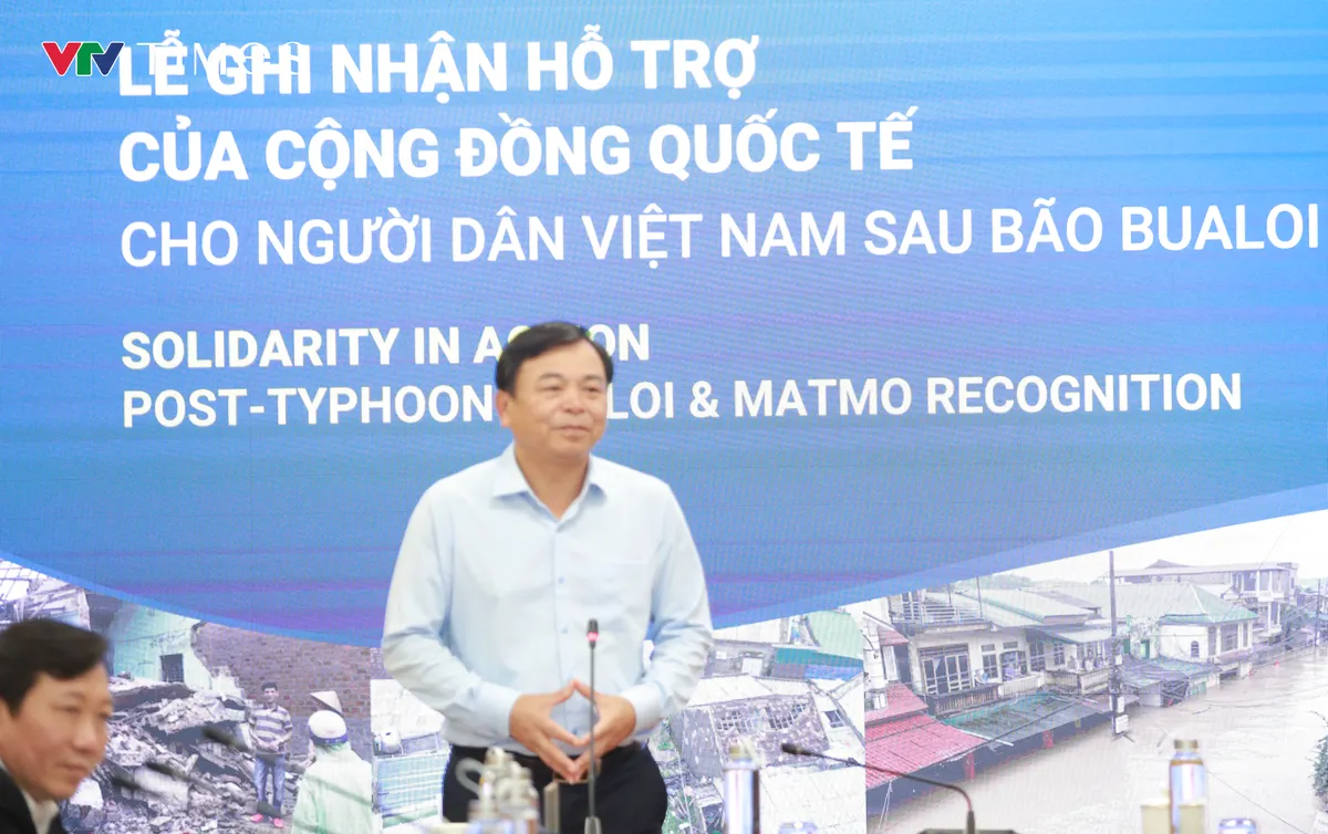 Hơn 9,6 triệu USD hỗ trợ người dân Việt Nam sau bão Bualoi và Matmo - Ảnh 1.