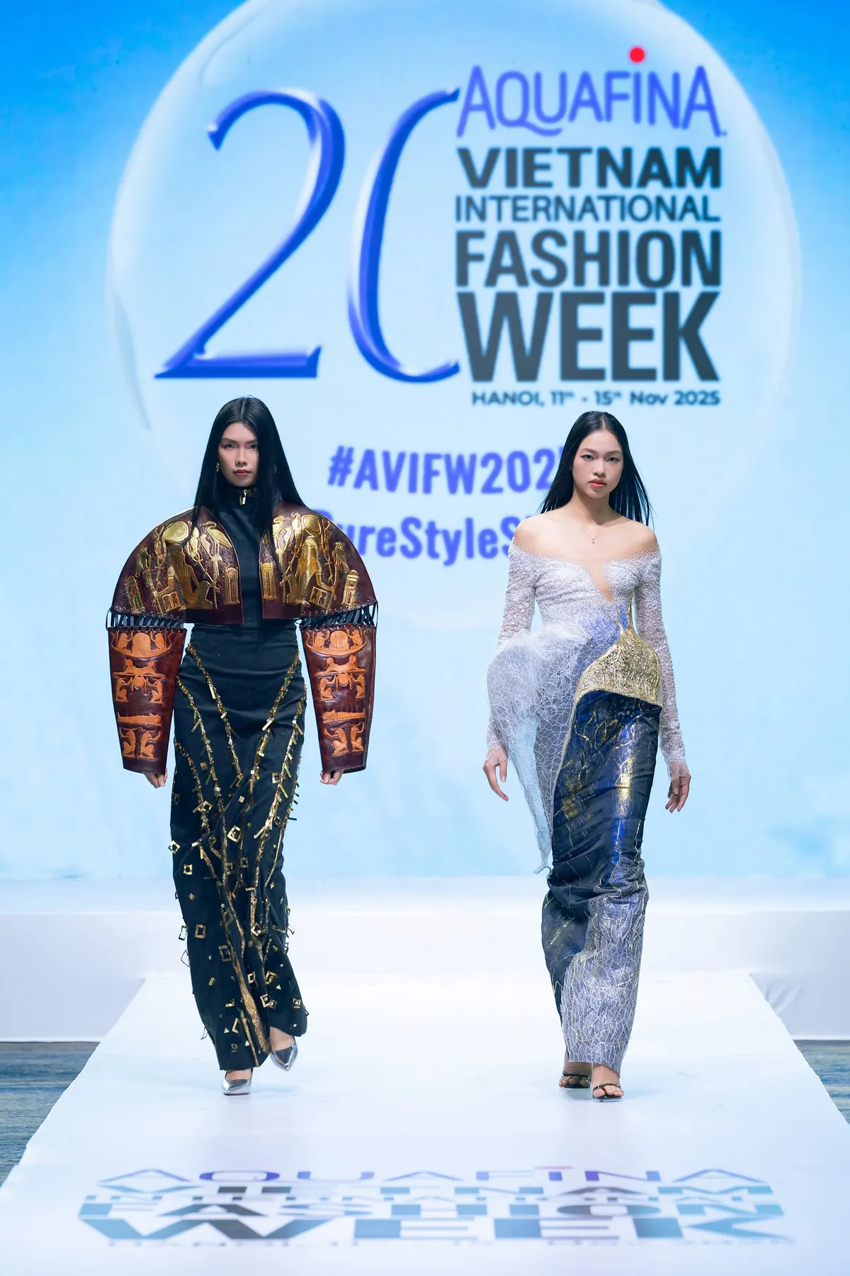 Tuần lễ Thời trang Quốc tế Việt Nam Thu Đông 2025 tôn vinh bản sắc riêng- Ảnh 4. Tuần lễ Thời trang Quốc tế Việt Nam Thu Đông 2025 tôn vinh bản sắc riêng- Ảnh 4.