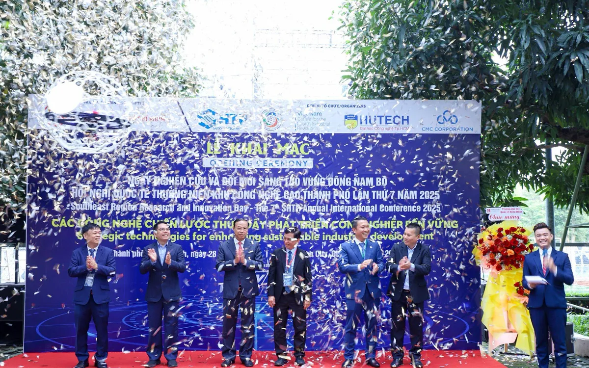 Khai mạc Ngày nghiên cứu và ĐMST vùng Đông Nam Bộ và Hội nghị quốc tế thường niên Khu Công nghệ cao TP Hồ Chí Minh năm 2025