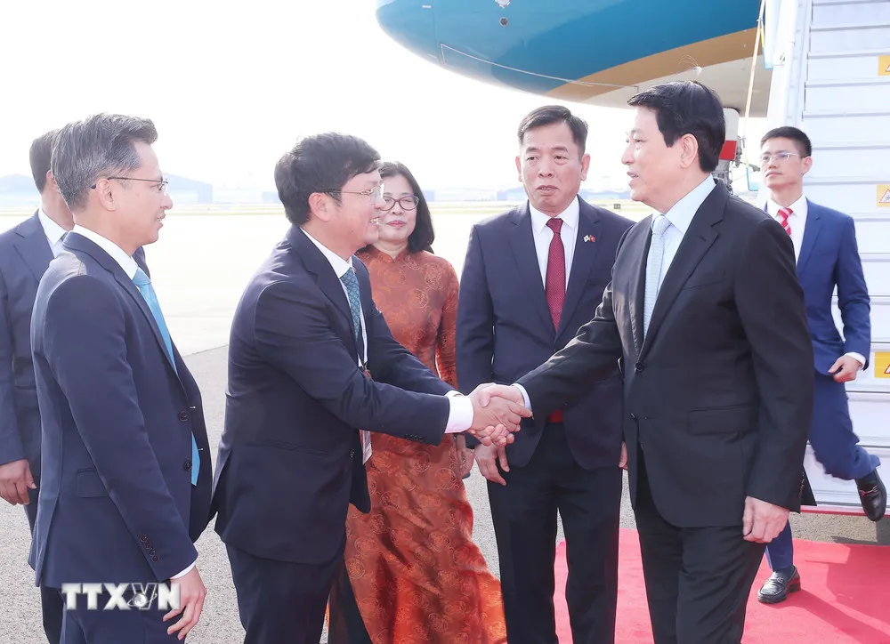 Chủ tịch nước Lương Cường đến Hàn Quốc, bắt đầu chương trình dự APEC 2025 - Ảnh 2.