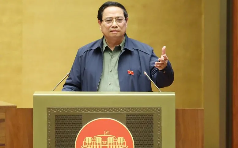 Phát biểu tại hội trường Quốc hội ngày 30/10, Thủ tướng Phạm Minh Chính nêu rõ, trong 5 năm qua, chúng ta đã đạt được những thành quả rất đáng tự hào, nền kinh tế của chúng ta vẫn đủ sức chống chịu, vượt qua được các cú sốc rất lớn từ bên ngoài - Ảnh: VGP
