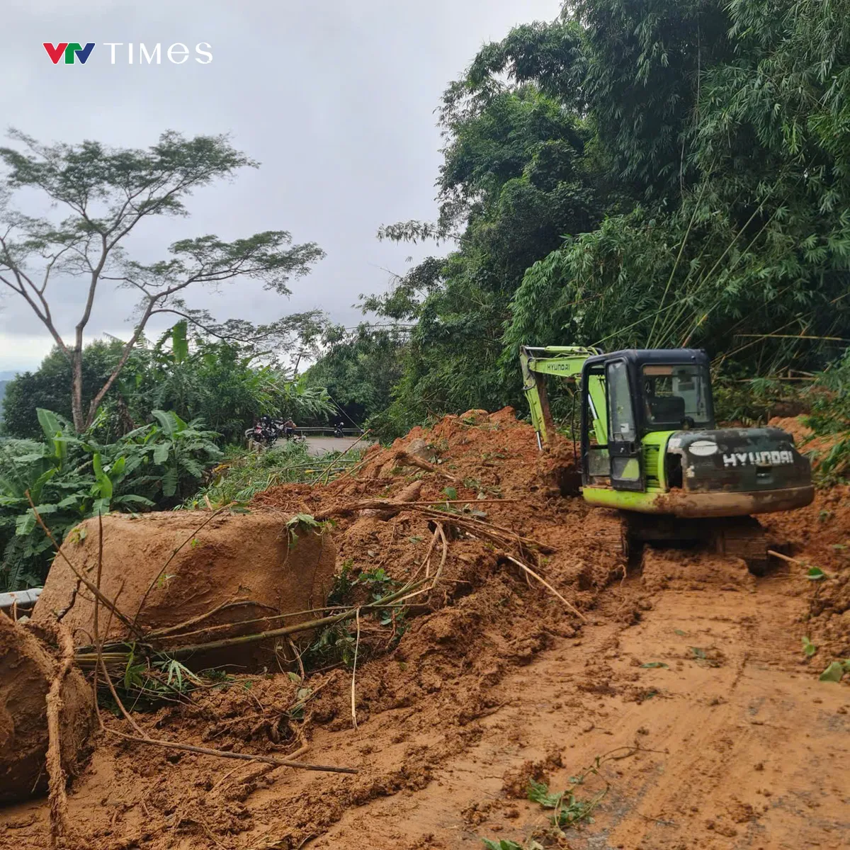 Lâm Đồng: Đèo Gia Bắc lại tiếp tục sạt lở, sụt lún nghiêm trọng - Ảnh 3.
