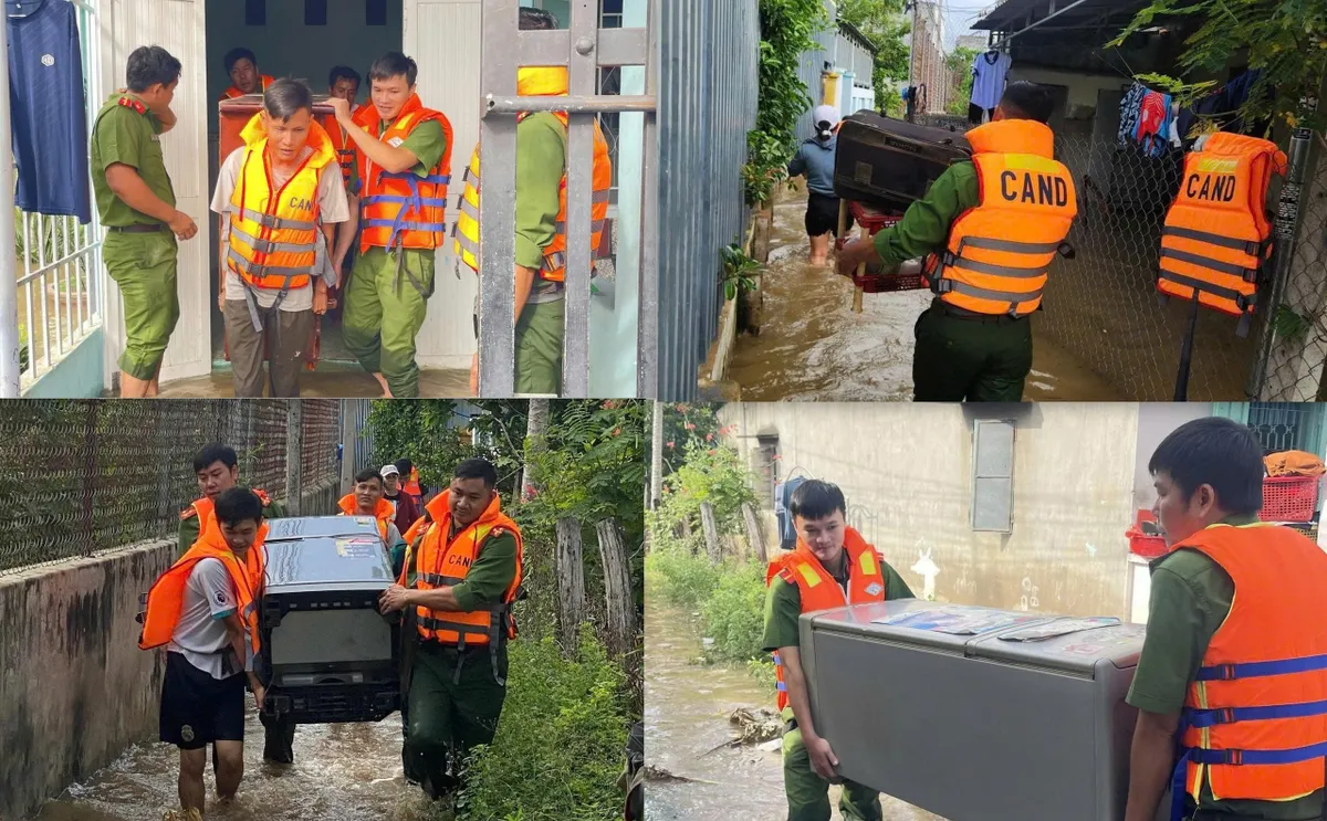 Lâm Đồng: Trắng đêm đưa người dân ra khỏi vùng nước lũ - Ảnh 4.