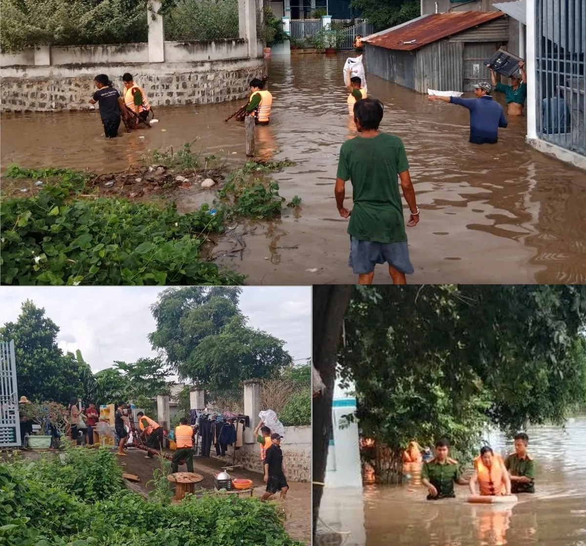 Lâm Đồng: Trắng đêm đưa người dân ra khỏi vùng nước lũ - Ảnh 2.