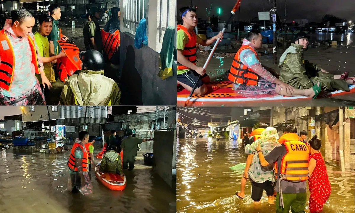 Lâm Đồng: Trắng đêm đưa người dân ra khỏi vùng nước lũ - Ảnh 9.