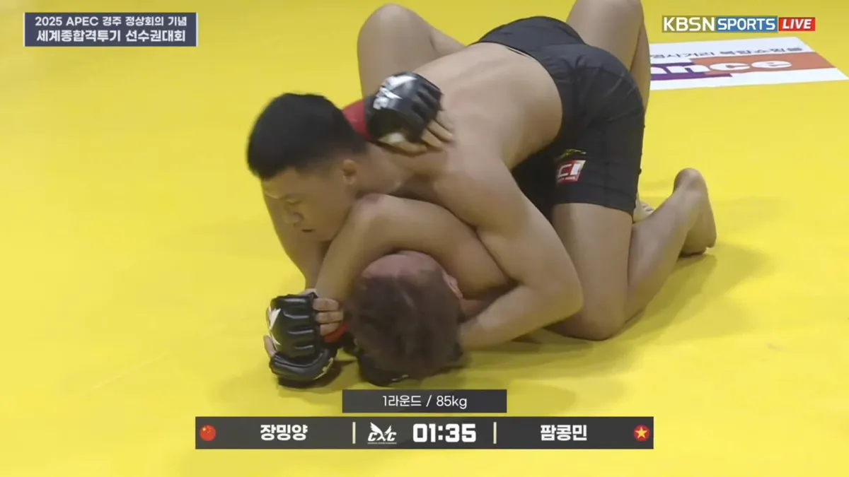 Phạm Công Minh đưa lá cờ Việt Nam bay cao tại sự kiện World MMA Competition- Ảnh 1.
