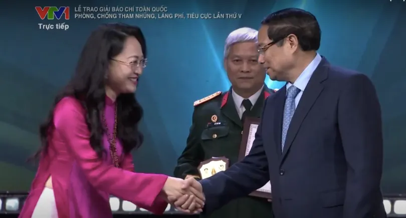 Đài THVN nhận giải A tại Lễ trao giải báo chí Toàn quốc Phòng chống tham nhũng, lãng phí, tiêu cực lần thứ 5 - Ảnh 1.