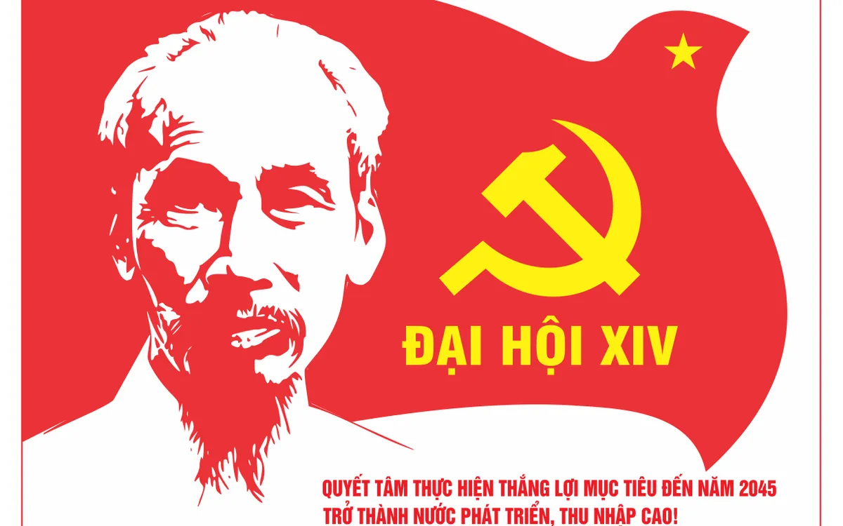 Tác phẩm “Quyết tâm thực hiện thắng lợi mục tiêu đến năm 2045 trở thành nước phát triển, thu nhập cao!”. Tác giả: Hồ Sỹ Khải, tỉnh Nghệ An