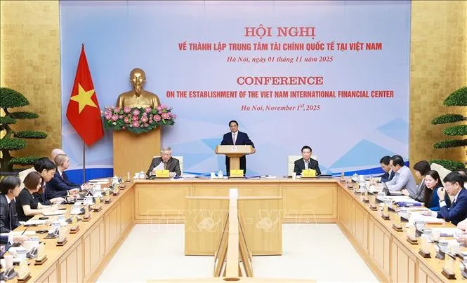 Phải đưa Trung tâm tài chính quốc tế tại Việt Nam vào hoạt động trong tháng 11/2025 - Ảnh 1.