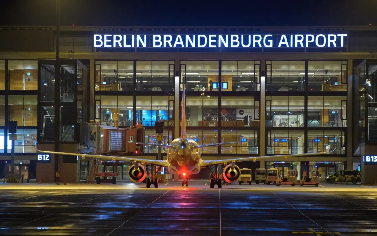 Sân bay Berlin Brandenburg tại Đức (Ảnh: AP)