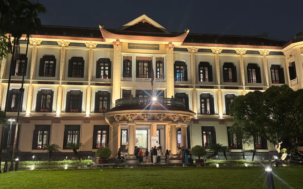 Đêm Bảo tàng tại Bảo tàng Mỹ thuật Việt Nam mang đến nhiều trải nghiệm thú vị cho du khách