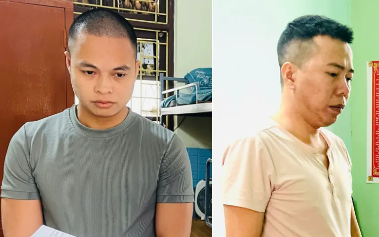 2 bị can Lê Văn Hải và Trần Đại Phúc.