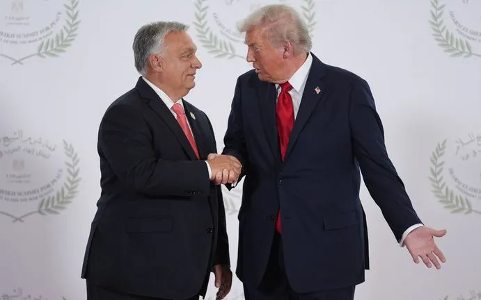 Tổng thống Mỹ Donald Trump và Thủ tướng Hungary Viktor Orban (Ảnh: Getty Images)