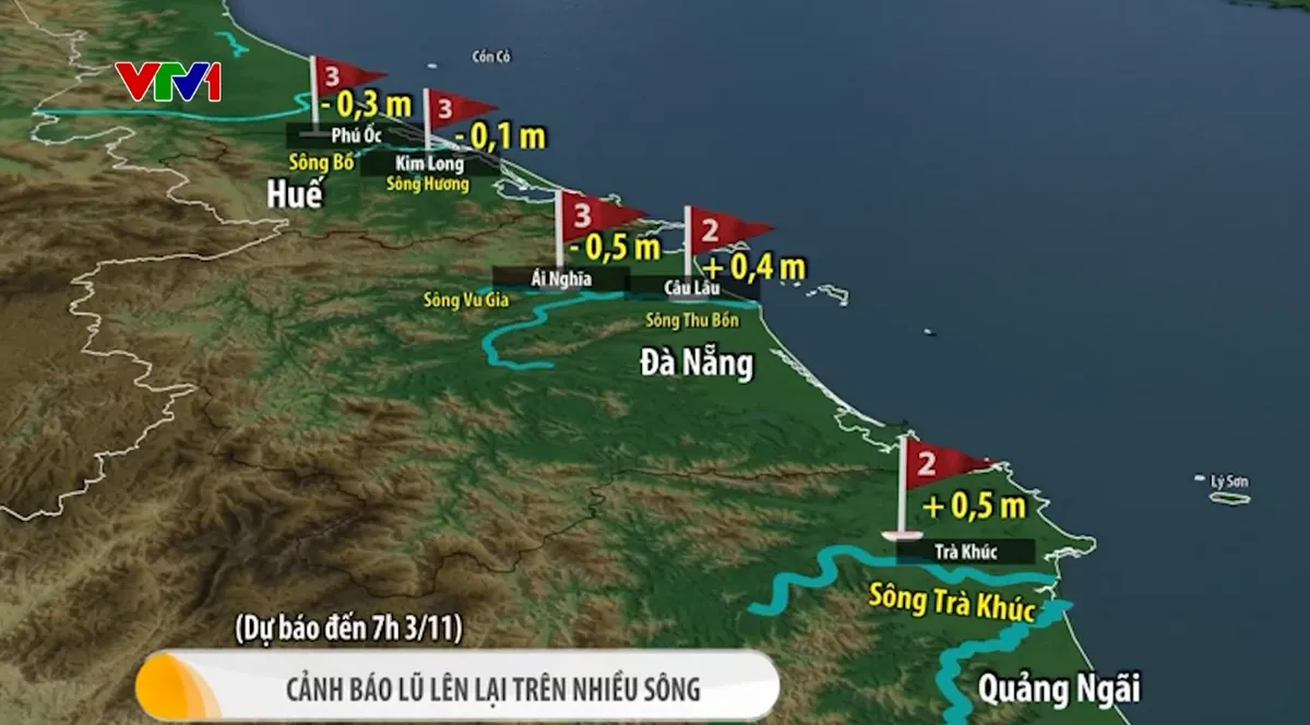 Miền Trung mưa lớn, lũ trên nhiều sông lại lên- Ảnh 3.