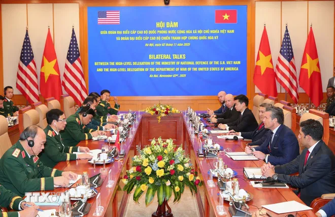 Bộ trưởng Chiến tranh Hoa Kỳ Pete Hegseth thăm chính thức Việt Nam - Ảnh 3.