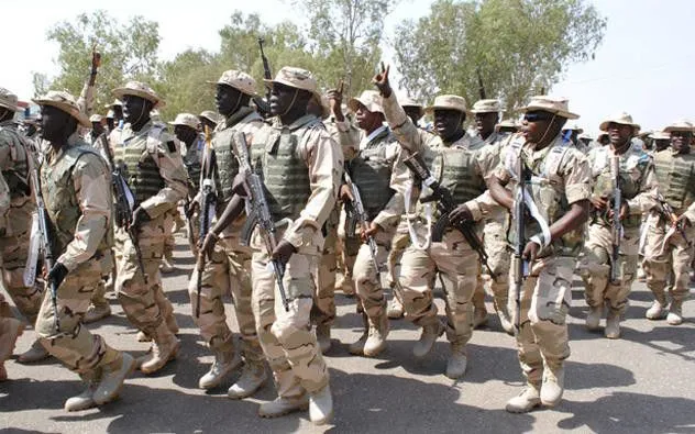 Lực lượng quân đội Nigeria (Ảnh: AP)