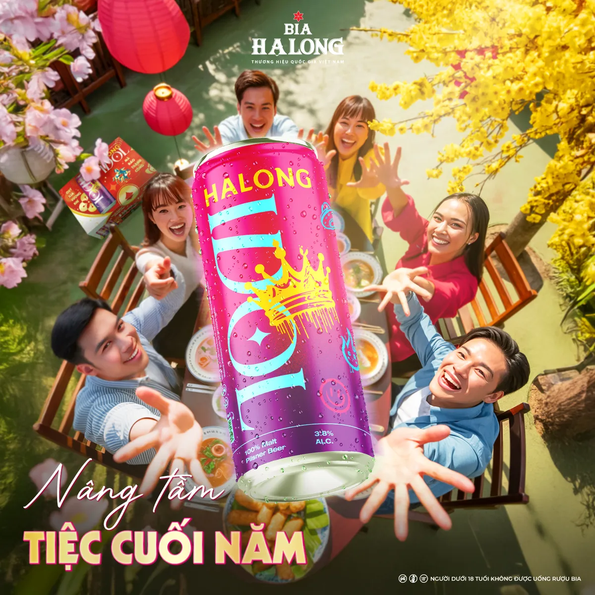 Bia Hạ Long ra mắt chiến dịch Tết 2026 "Quý Gia Vượng Khí – Mã Đáo Thành Công" - Ảnh 2.