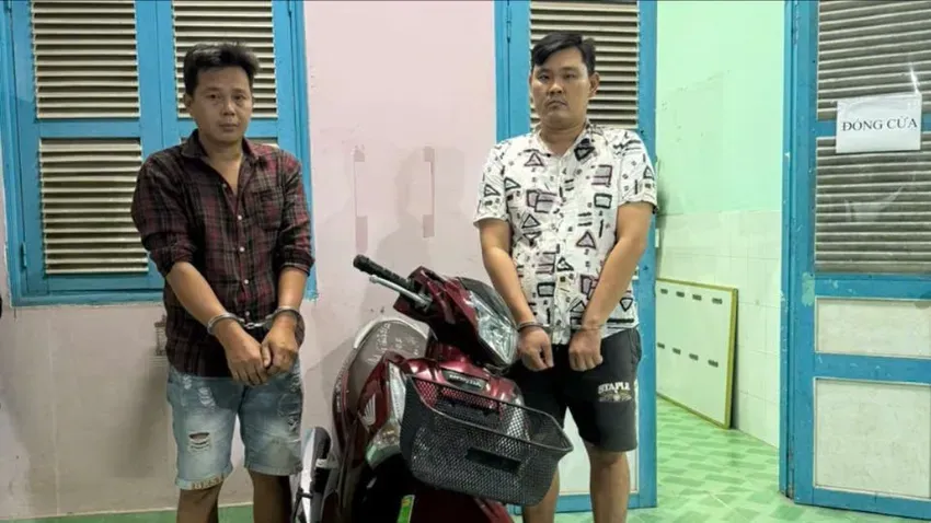 Phá đường dây chuyên trộm cắp xe máy trước cổng trường học ở TP Hồ Chí Minh, Đồng Nai - Ảnh 2.