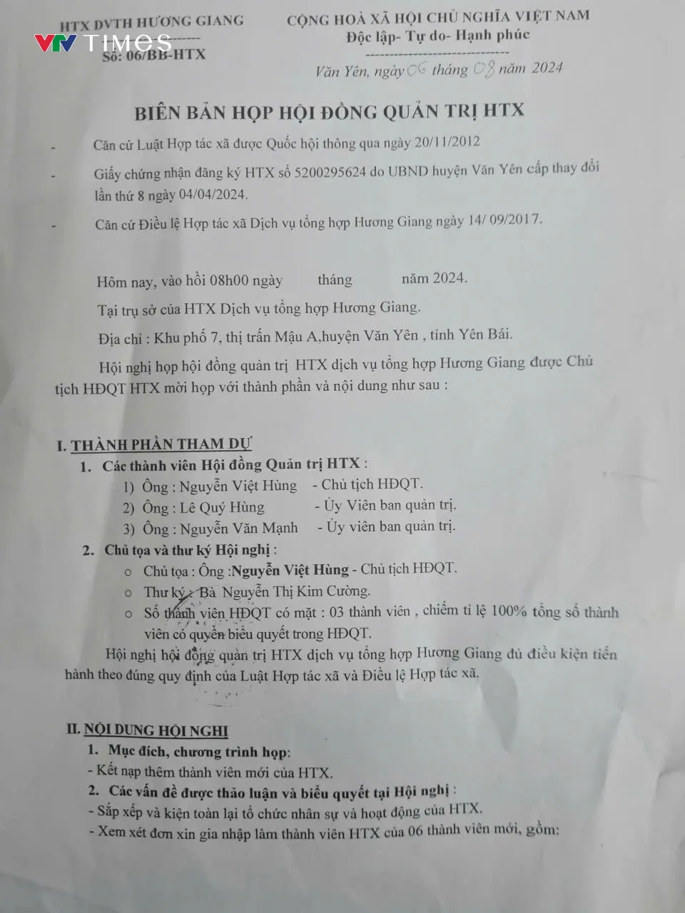 Lào Cai: Nhiều dấu hiệu vi phạm trong tổ chức và điều hành tại HTX Dịch vụ Tổng hợp Hương Giang - Ảnh 5.