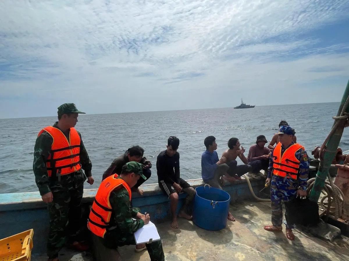 Liên tục phát hiện, xử lý nhiều tàu cá vi phạm quy định khai thác thủy sản- Ảnh 1.