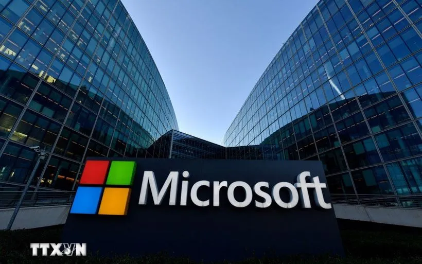 Trụ sở Tập đoàn Microsoft tại Issy-Les-Moulineaux, Pháp. (Ảnh: AFP/TTXVN)