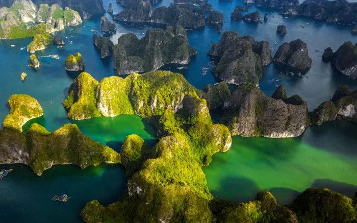 Vịnh Lan Hạ thuộc quần đảo Cát Bà. Ảnh: Ban quản lý các Vịnh thuộc Quần đảo Cát Bà