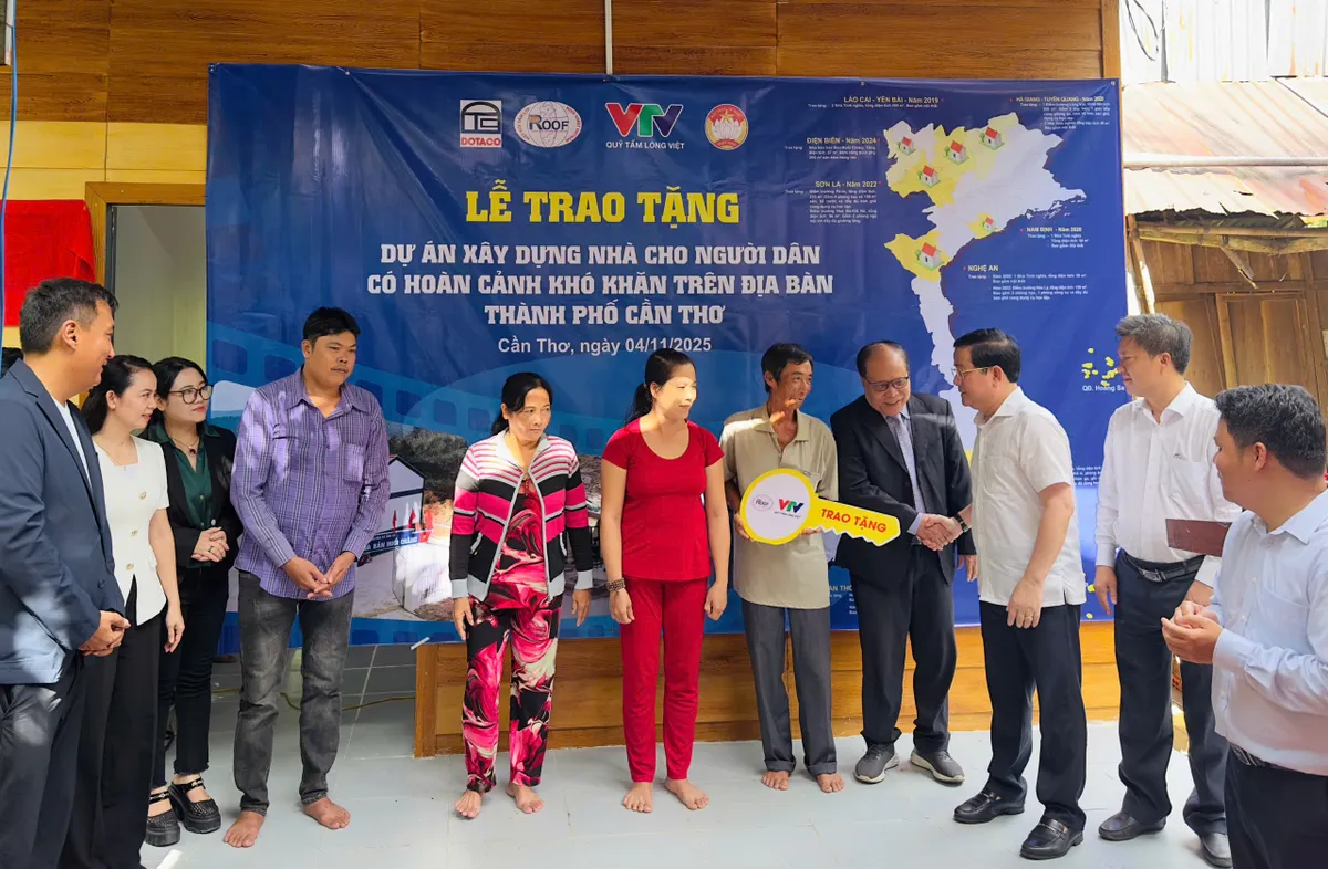 Lan tỏa tinh thần nhân ái từ những mái ấm đại đoàn kết trên địa bàn Cần Thơ - Ảnh 1.