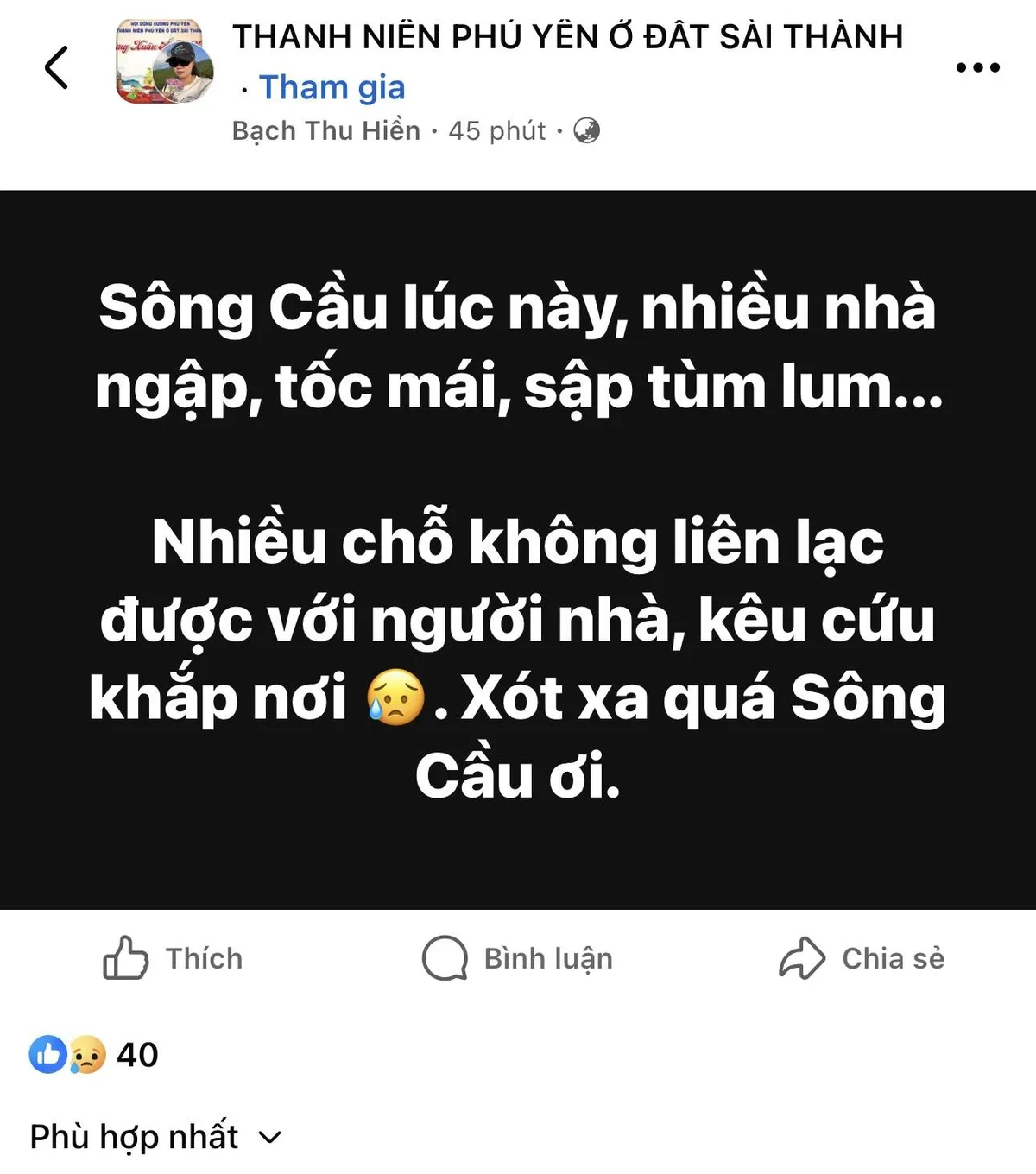 Nhiều người dân kêu cứu trong đêm trên MXH vì bão số 13 tàn phá - Ảnh 6.