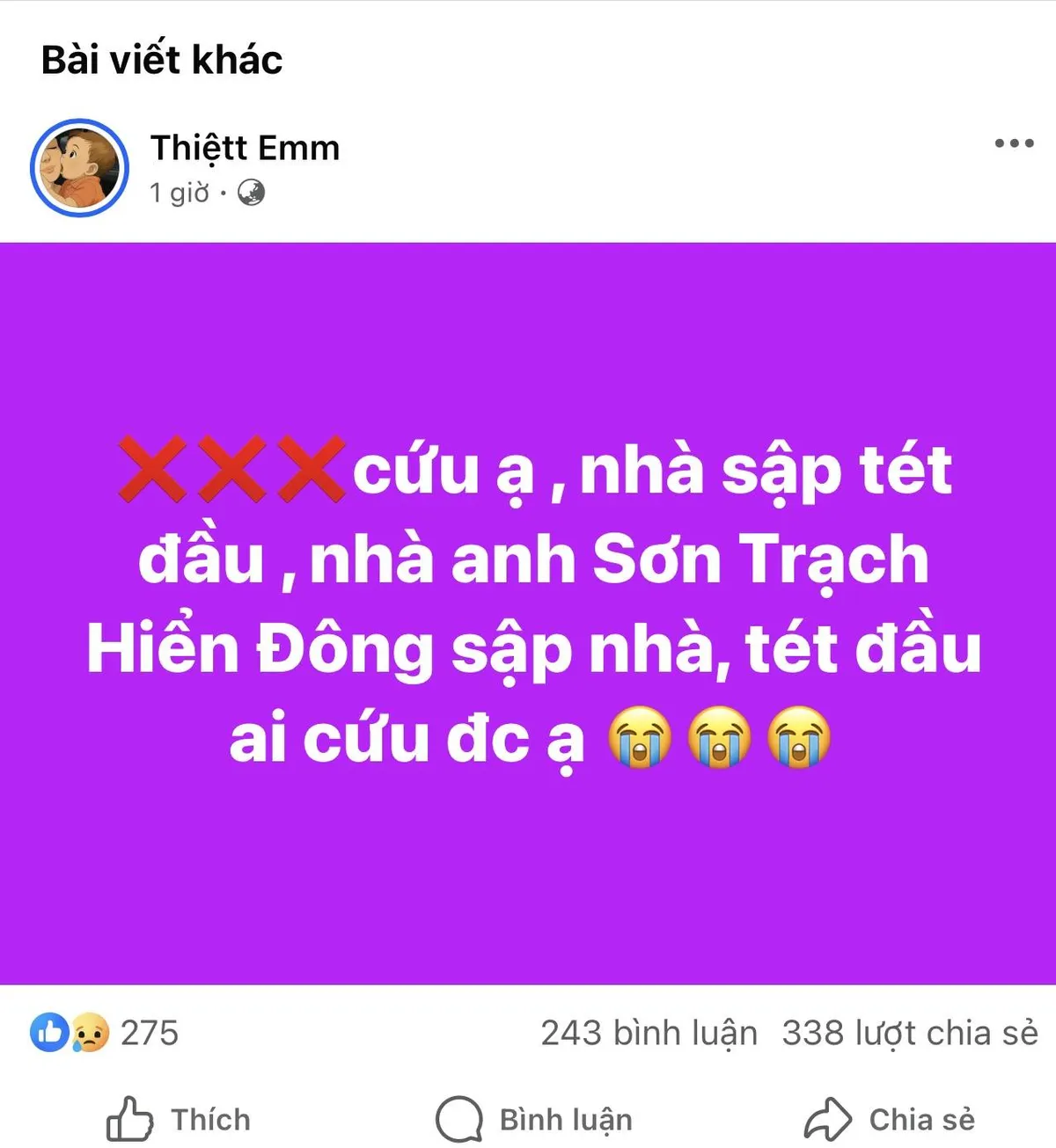 Nhiều người dân kêu cứu trong đêm trên MXH vì bão số 13 tàn phá - Ảnh 2.