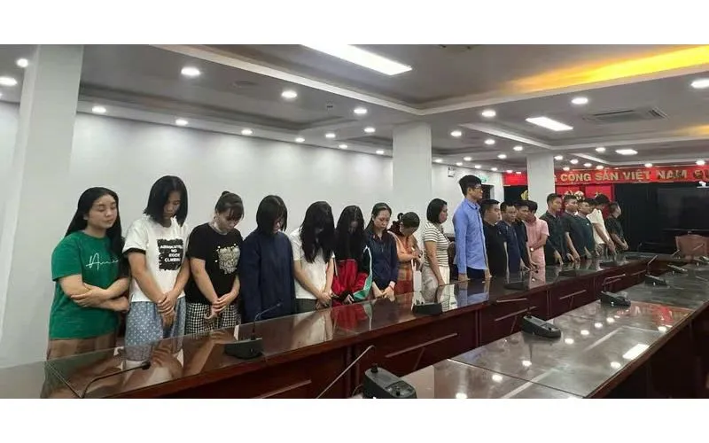 Các đối tượng trong vụ án. 