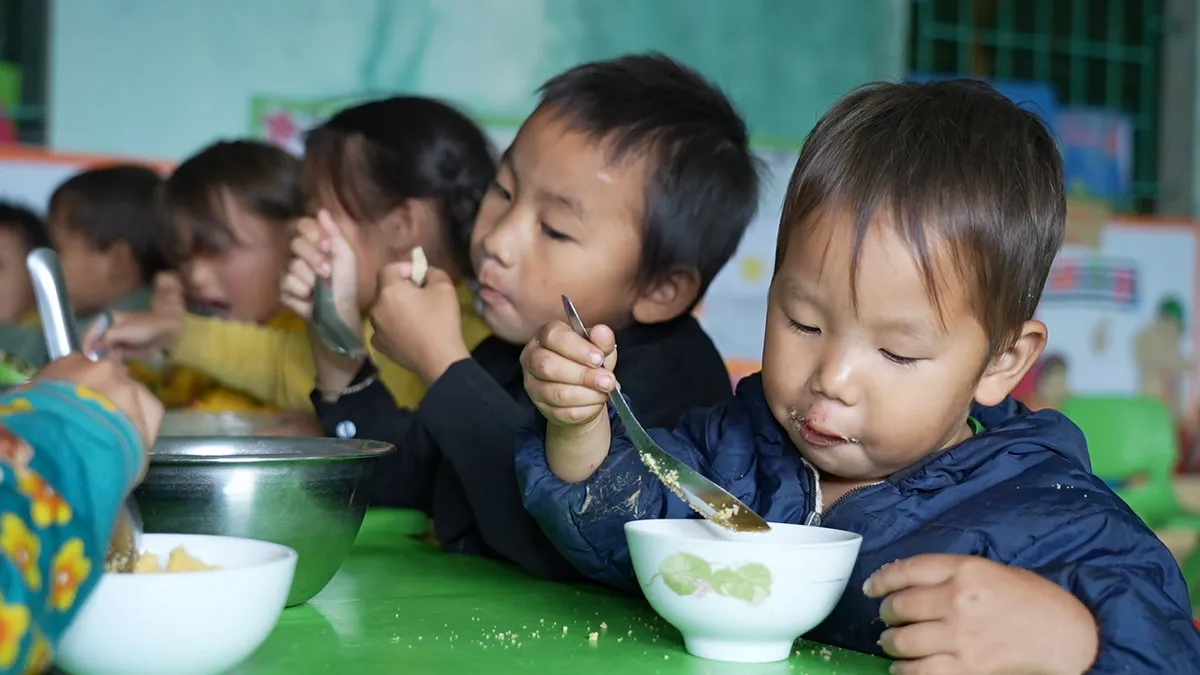 Điểm trường Ngài Trò: Cơ sở xuống cấp, bữa ăn trẻ thơ còn nhiều thiếu thốn- Ảnh 4.