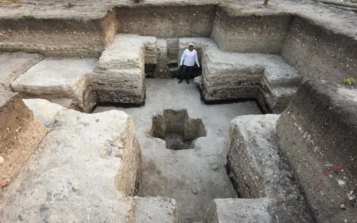 Hình chữ thập đóng vai trò quan trọng trong thiết kế của công trình Maya ở đông nam Mexico (Ảnh: Middle Usumacinta Archaeological Project)