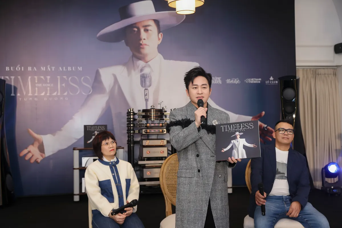 Tùng Dương hát những tình khúc bất hủ của nhạc Việt trong đĩa than đầu tay - Ảnh 1.