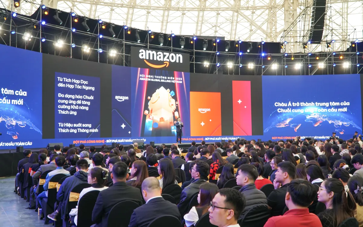 Hội nghị Amazon Global Selling diễn ra tại Hà Nội. Ảnh: Việt Linh 