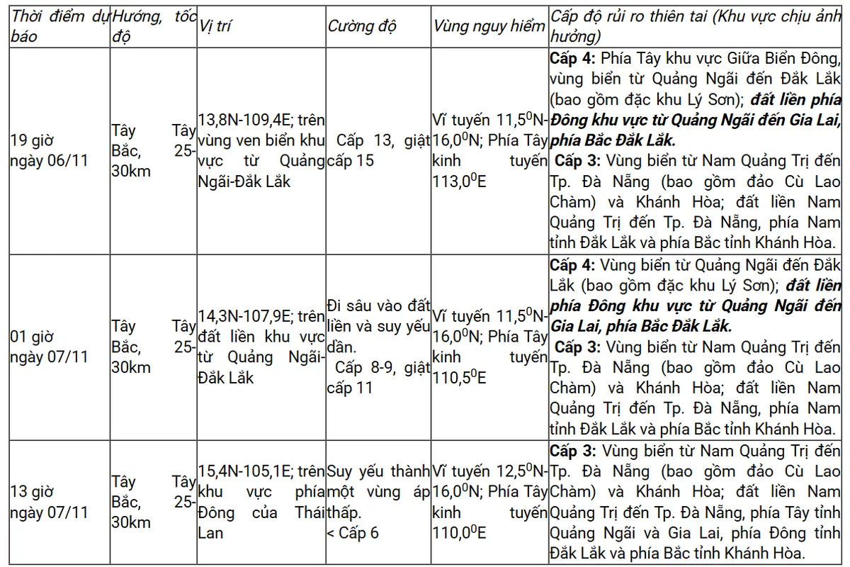 Tâm bão số 13 cách Quy Nhơn 190km, biển động dữ dội, sóng cao đến 11m - Ảnh 2.